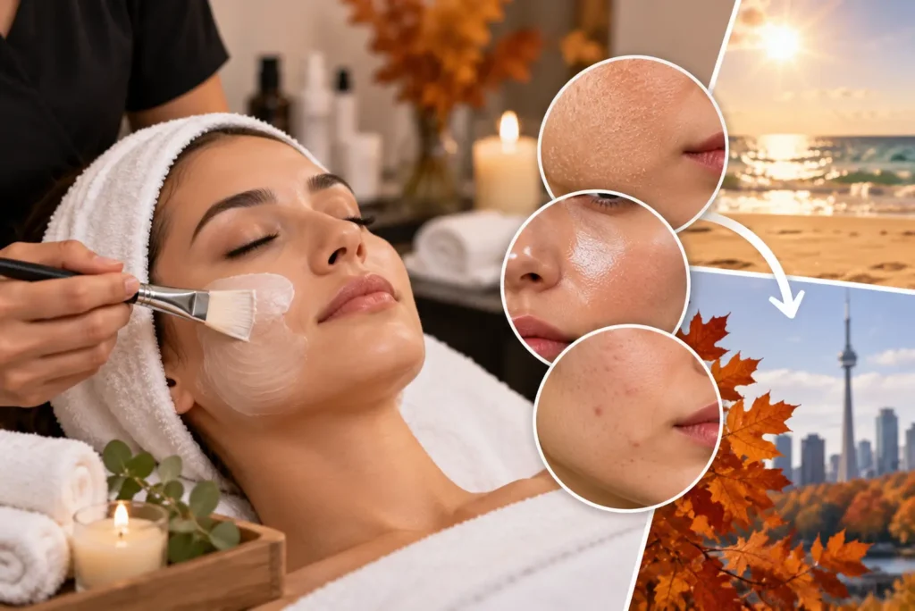 Facial treatment Scarborough for refreshed and hydrated fall skin
